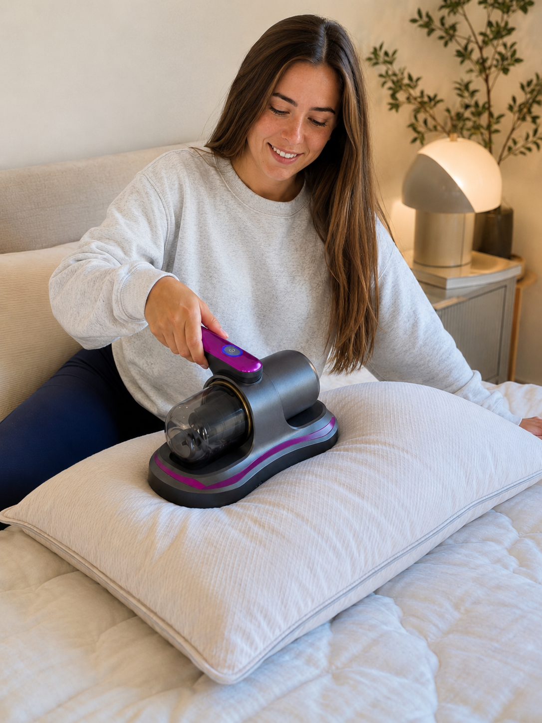 Aspiradora UV AntiAcaros Limpieza Profunda