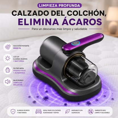 Aspiradora UV AntiAcaros Limpieza Profunda