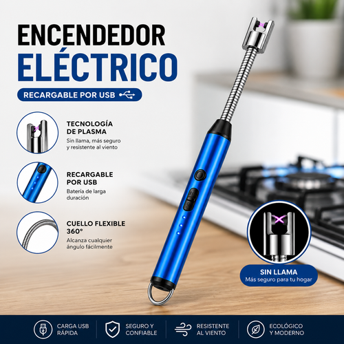 ENCENDEDOR COCINA RECARGABLE