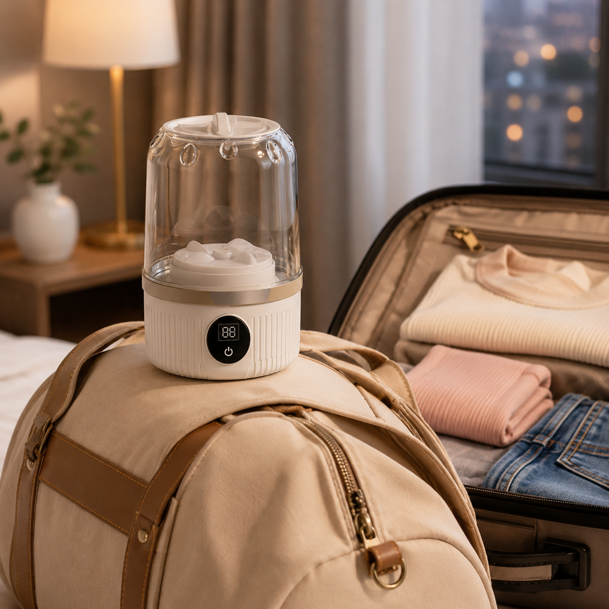 Mini Lavadora Ropa Portatil