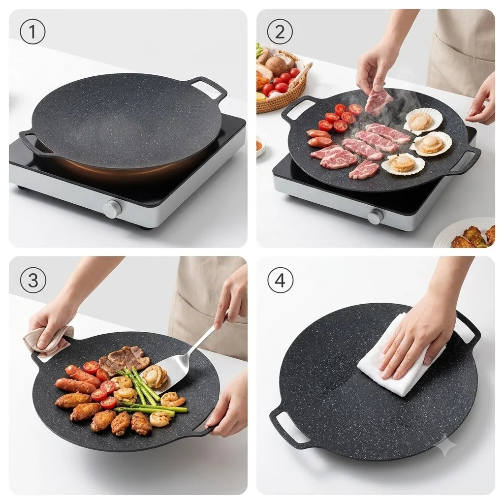 PLANCHA PARRILLERA ANTIADHERENTE